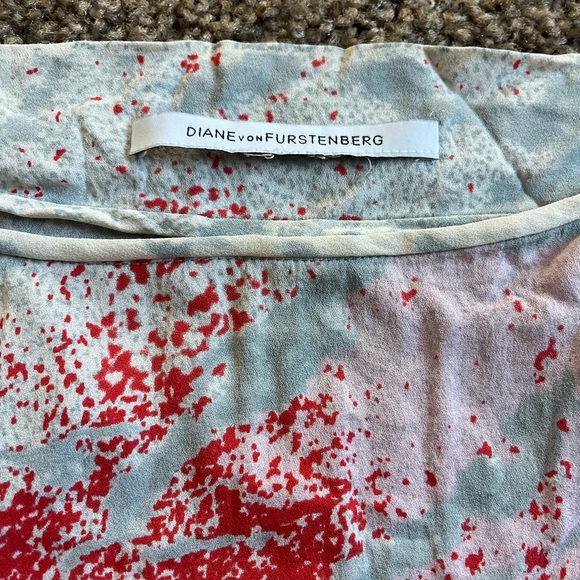 DVF multicolored silk slouchy tunic - Picture 2 of 4